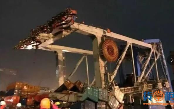 “HANSA MEERSBURG”的德国籍集装箱船在台湾基隆港时发生事故-货掌柜www.huozhanggui.net