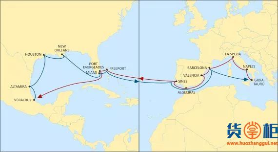 MSC调整欧洲-美东线，南星、正利航业相继开通新航线-货掌柜www.huozahnggui.net