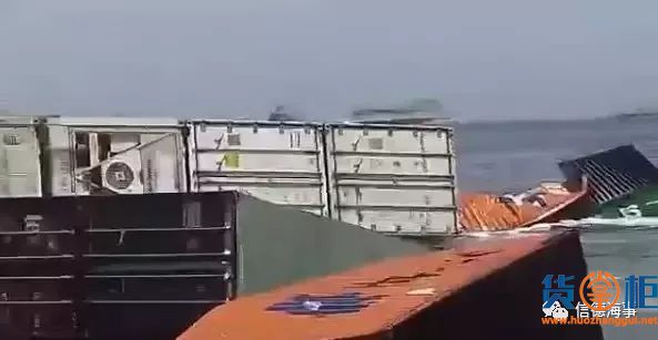 赫伯罗特和以星大型集装箱船在卡拉奇码头相撞-货掌柜www.huozhanggui.net