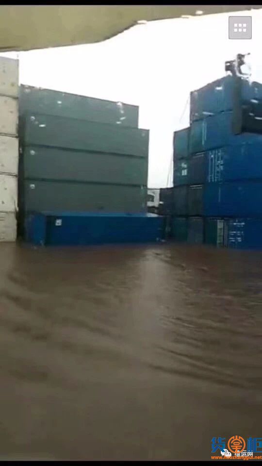 深圳各港区路面严重积水，码头堆场道路已接近瘫痪！