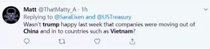 特朗普又对越南动手?还是关税大棒?去越南办厂的又该回国？