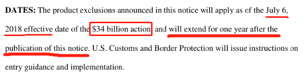 美国公布3个批次关税排除产品清单涉及437个税号！附清单和关税查询方法！