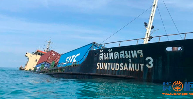 达飞CMA CGM KOUROU箱船机舱爆炸撞上码头；一艘货船KAM SHUN 338搁浅集装箱浸水