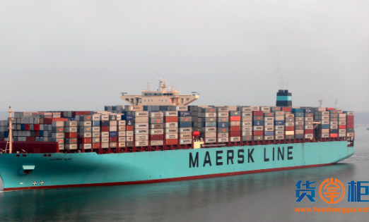 马士基Maersk Elba大型集装箱船机舱失火！曾挂靠国内多个港口